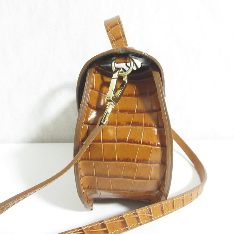 CHRISTIAN VILLA（クリスチャンヴィラ） 美品 クロコ型押し レザー 