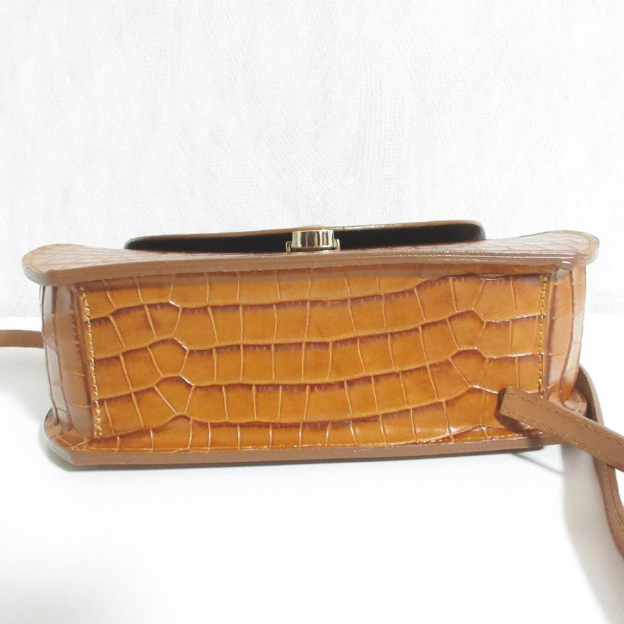 CHRISTIAN VILLA（クリスチャンヴィラ） 美品 クロコ型押し レザー 