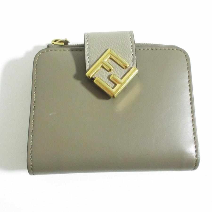 FENDI 二つ折り財布 FFダイヤモンド財布 FENDI（フェンディ） 良品 FFダイヤモンド 二つ折りウォレット 財布