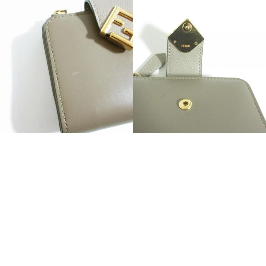 FENDI（フェンディ） 良品 FFダイヤモンド 二つ折りウォレット 財布
