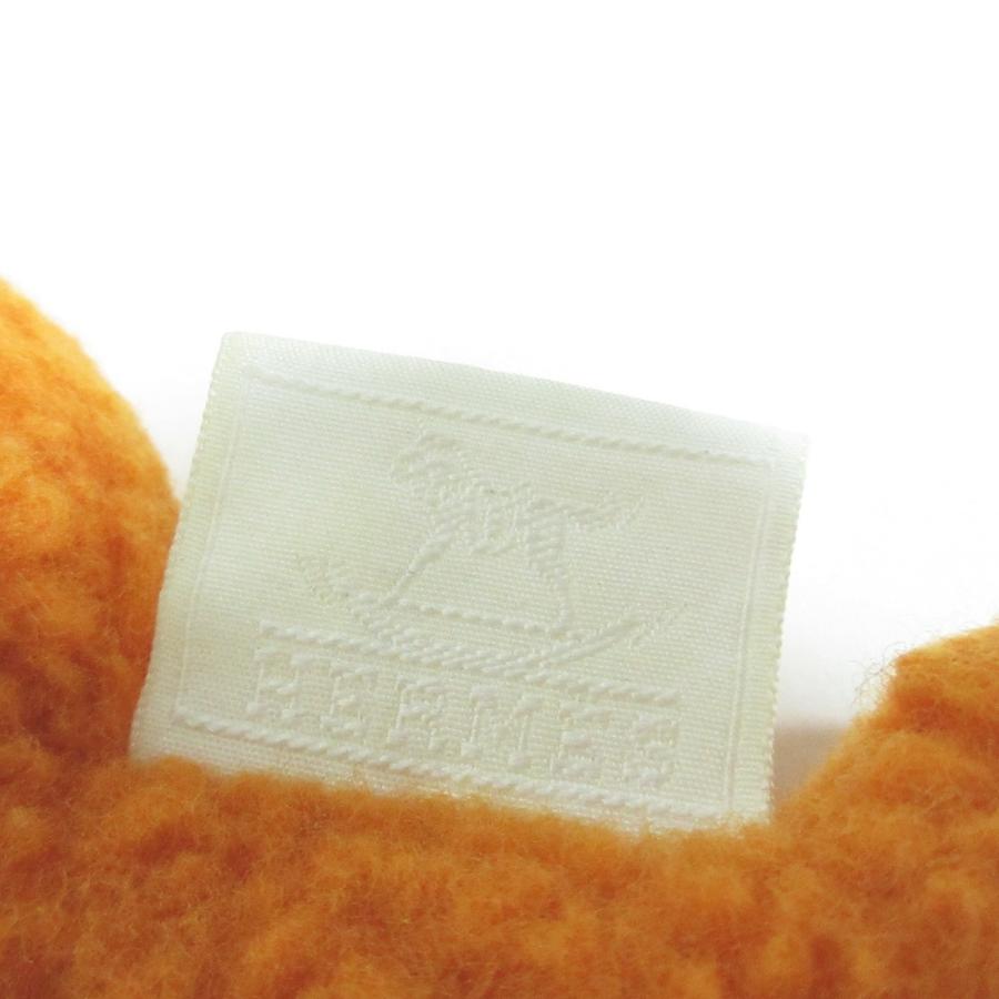 美品 HERMES エルメス ベビー エルプルシュ ホース 馬 ぬいぐるみ オレンジ キッズ 古着 中古 USED HERMES（エルメス） 美品 ベビー エルプルシュ ホース 馬 ぬいぐるみ