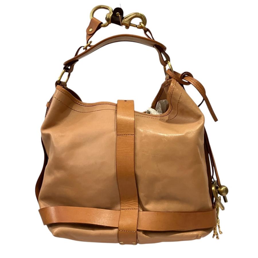 Chloe ケララ ブラウンレザー ショルダーバッグ チャーム付き 【公式通販】
