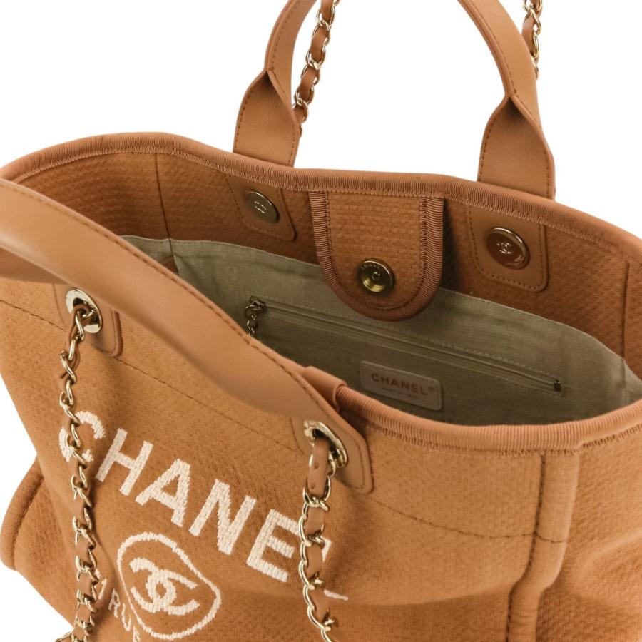 CHANEL（シャネル） 美品 ドーヴィル MM トートバッグ チェーン