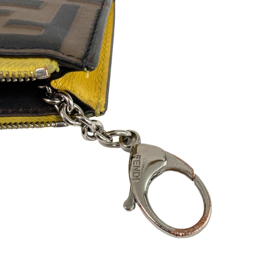 FENDI（フェンディ） 良品 ズッカ フラグメントケース コインケース