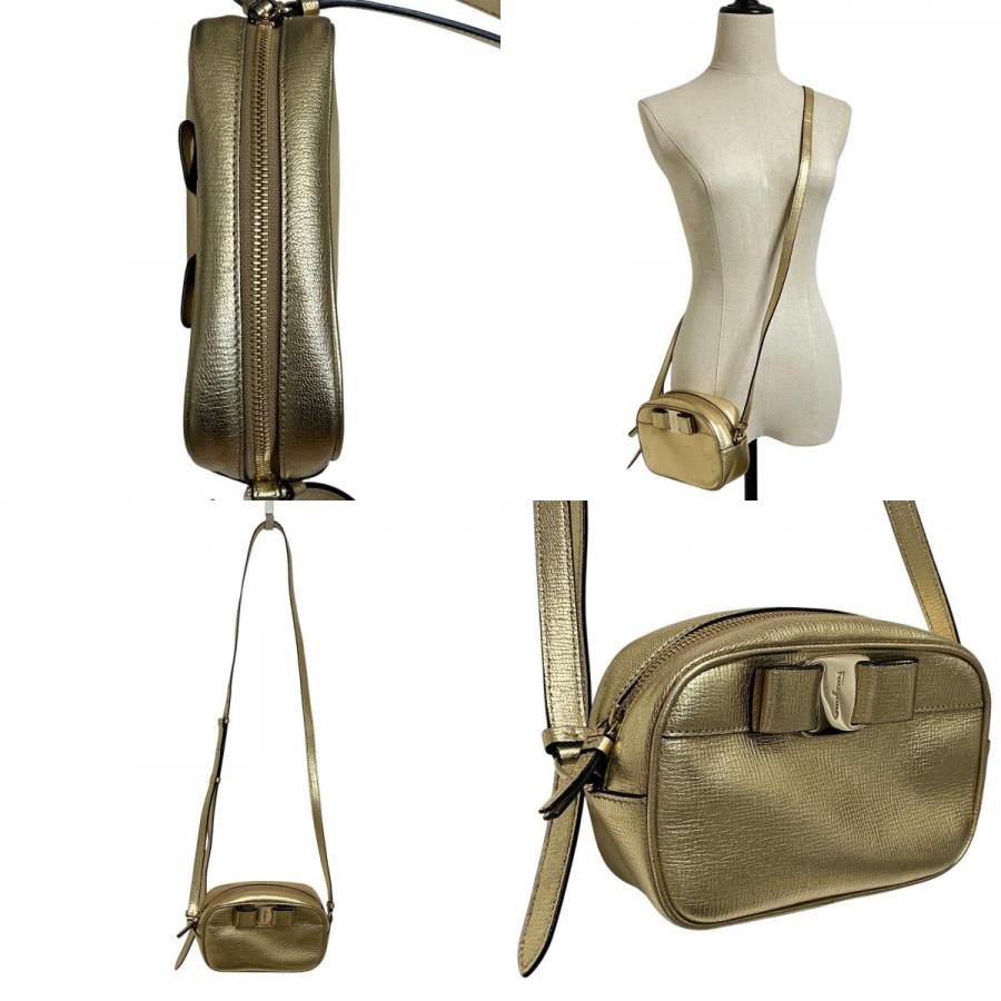 美品 Salvatore Ferragamo サルヴァトーレフェラガモ ヴァラリボン 