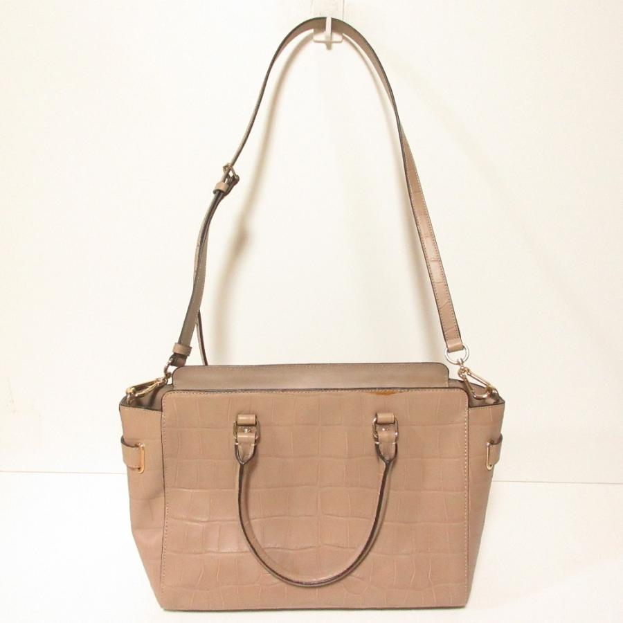 COACH（コーチ） 美品 ブレイク キャリーオール クロコ型押し 2WAY