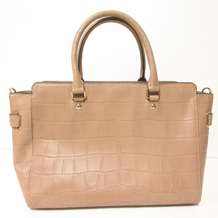 COACH クロコ型押し ハンドバッグ ベージュ COACH（コーチ） 美品 ブレイク キャリーオール クロコ型押し 2WAY
