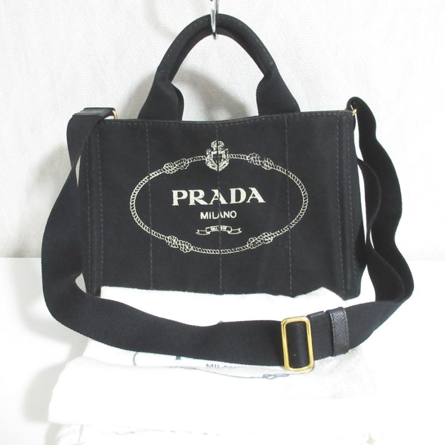 PRADA（プラダ） 良品 カナパ キャンバス 2way トートバッグ