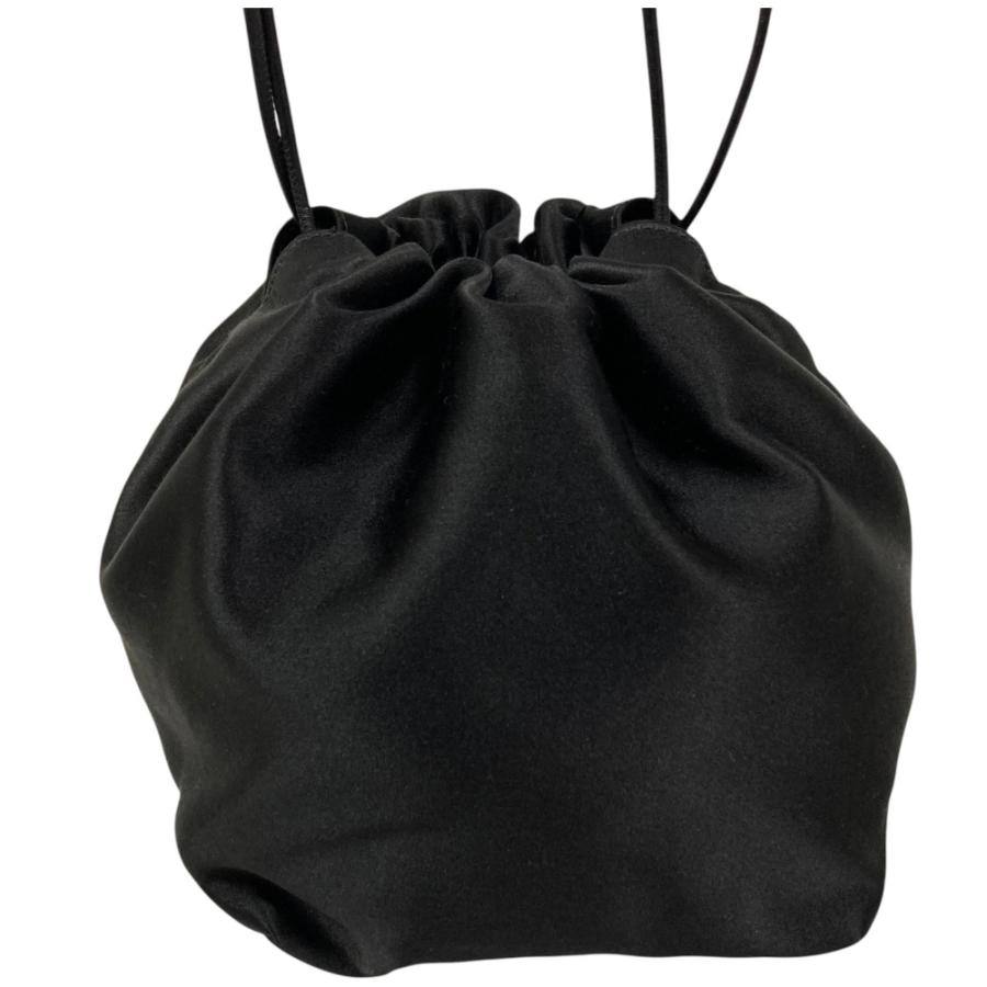 JIL SANDER（ジルサンダー） 美品 サテン ドローストリングバッグ 