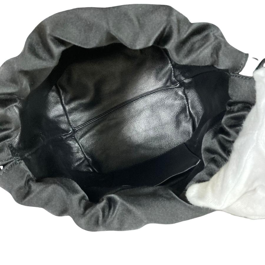 JIL SANDER（ジルサンダー） 美品 サテン ドローストリングバッグ