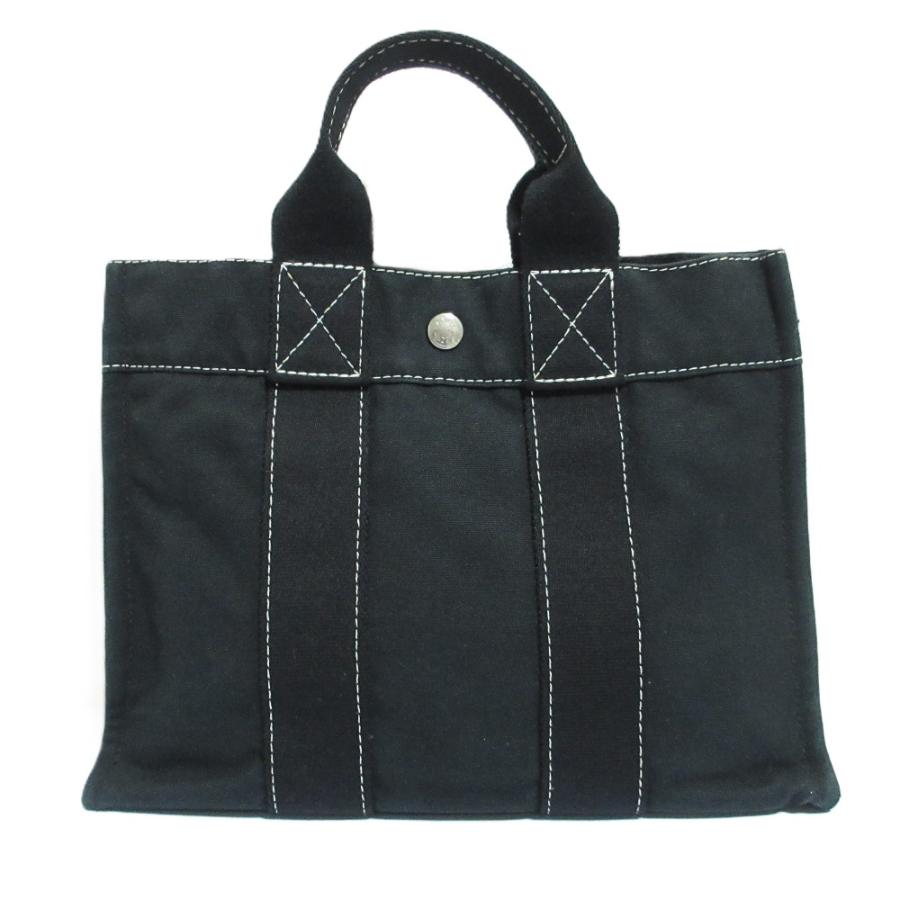 HERMES（エルメス） 良品 ドーヴィルPM キャンバス トートバッグ 