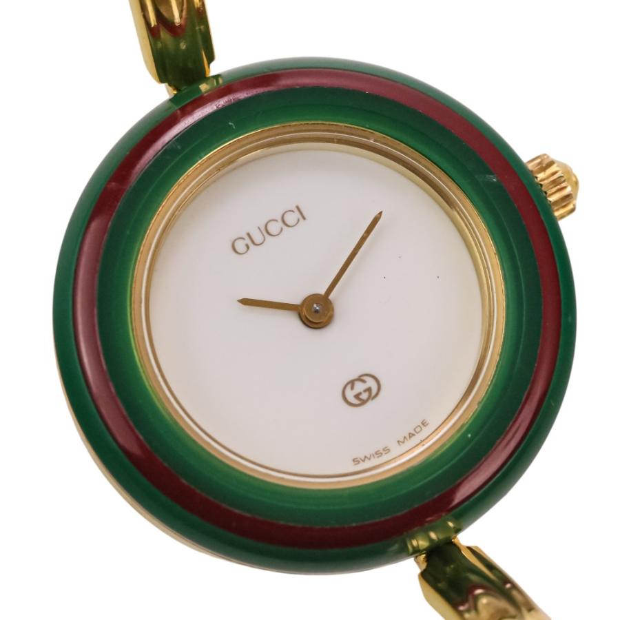 GUCCI（グッチ） 良品 チェンジベゼル クォーツ 腕時計 ウォッチ 白