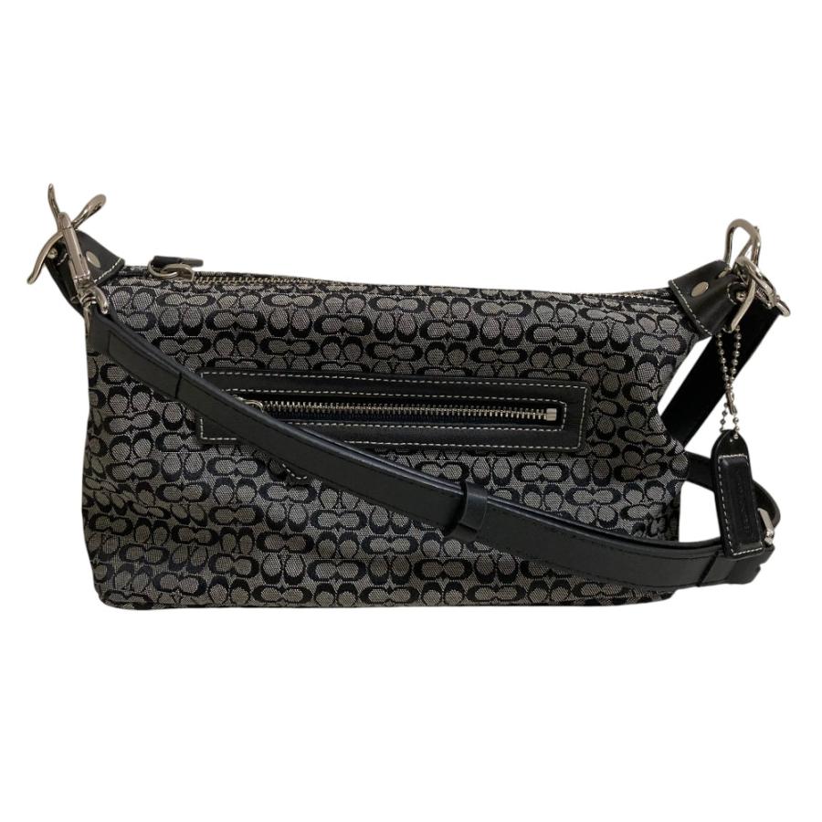 COACH（コーチ） 美品 ミニシグネチャー キャンバス ショルダーバッグ
