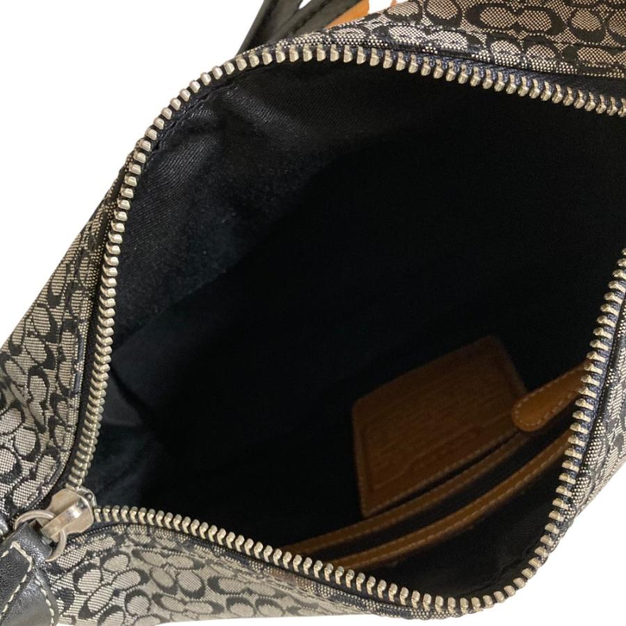 COACH（コーチ） 美品 ミニシグネチャー キャンバス ショルダーバッグ