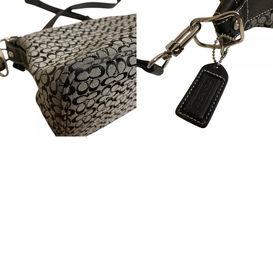 COACH（コーチ） 美品 ミニシグネチャー キャンバス ショルダーバッグ