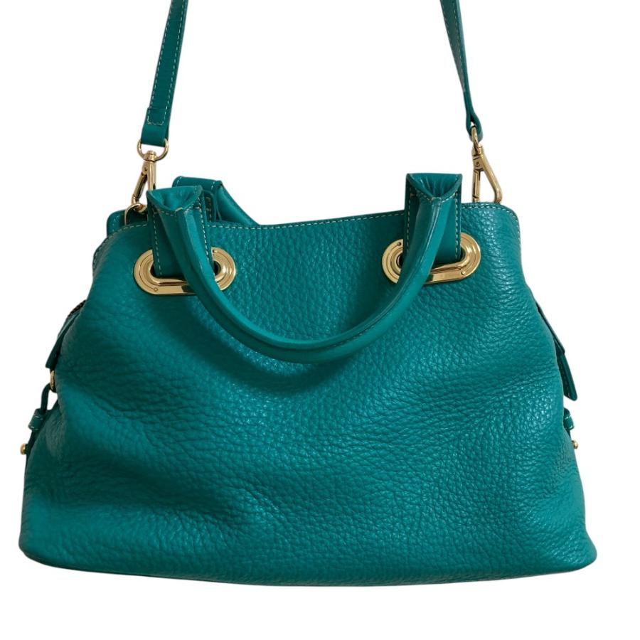 IACUCCI（イアクッチ） 美品 2WAY レザーボストンバッグ 832 ブルー