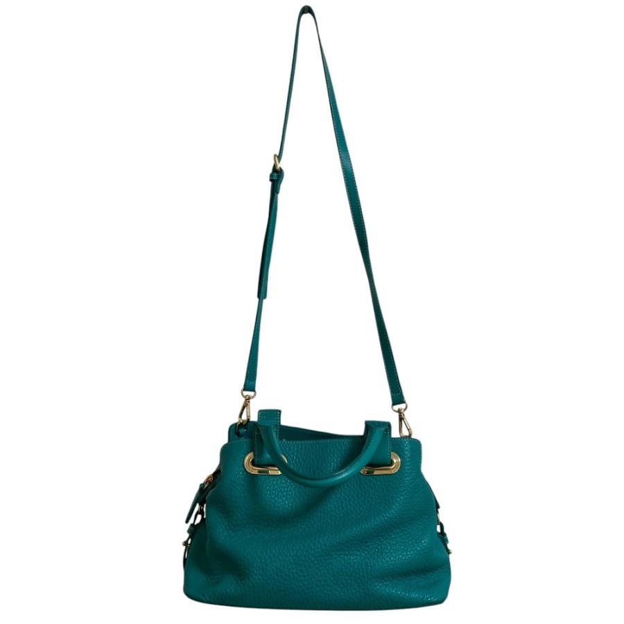 IACUCCI（イアクッチ） 美品 2WAY レザーボストンバッグ 832 ブルー