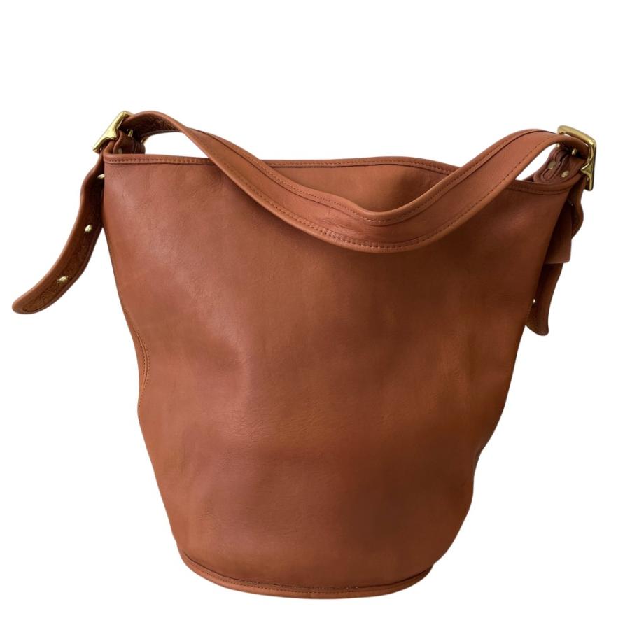 COACH オールドコーチ 本革 ショルダーバッグ　大型　バケツ型　90s COACH（コーチ） 美品 オールドコーチ バケツ型 レザーワンショルダー