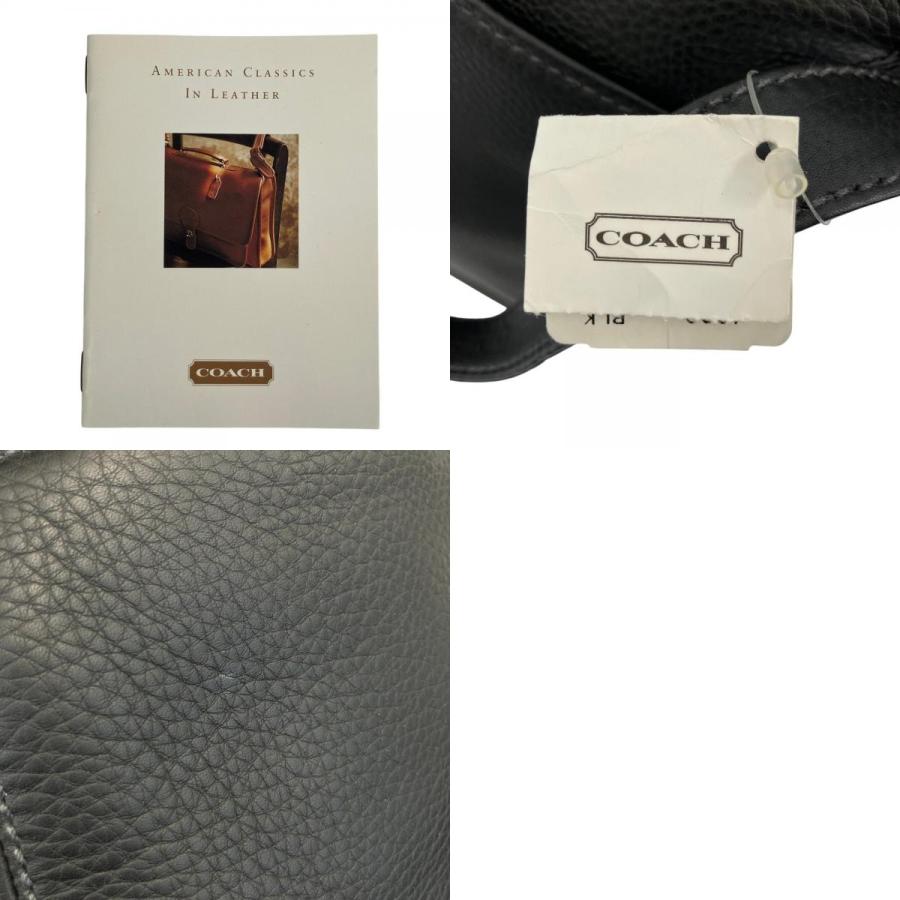 COACH（コーチ） 美品 シボ革 レザー ショルダーバッグ 4920 ブラック 