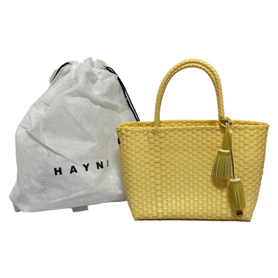 HAYNI（ヘイニ） 新品同様 メッシュトートバッグ レモンイエロー 