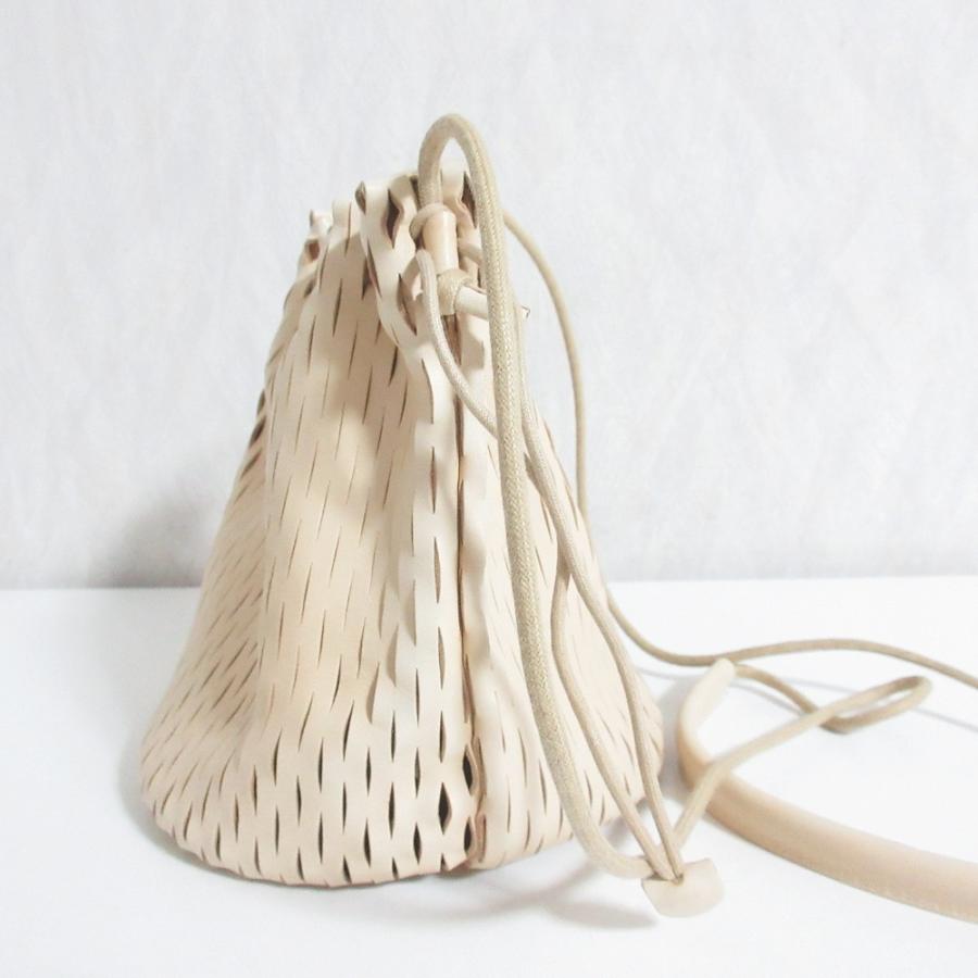 美品 irose イロセ net bucket mini bag 巾着ショルダーバッグ 