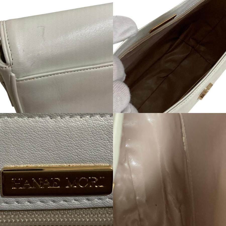 HANAE MORI（ハナエモリ） 良品 タッセル レザーショルダーバッグ 