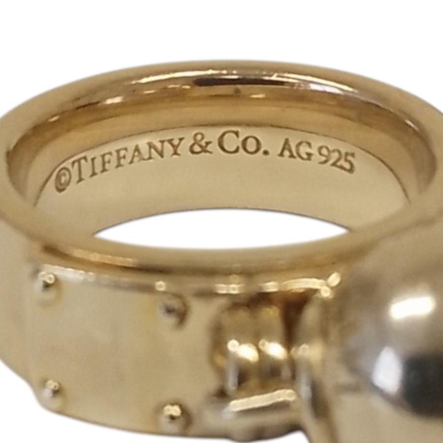 TIFFANY&Co.（ティファニー） 美品 ボールダングル リング 925 約8号