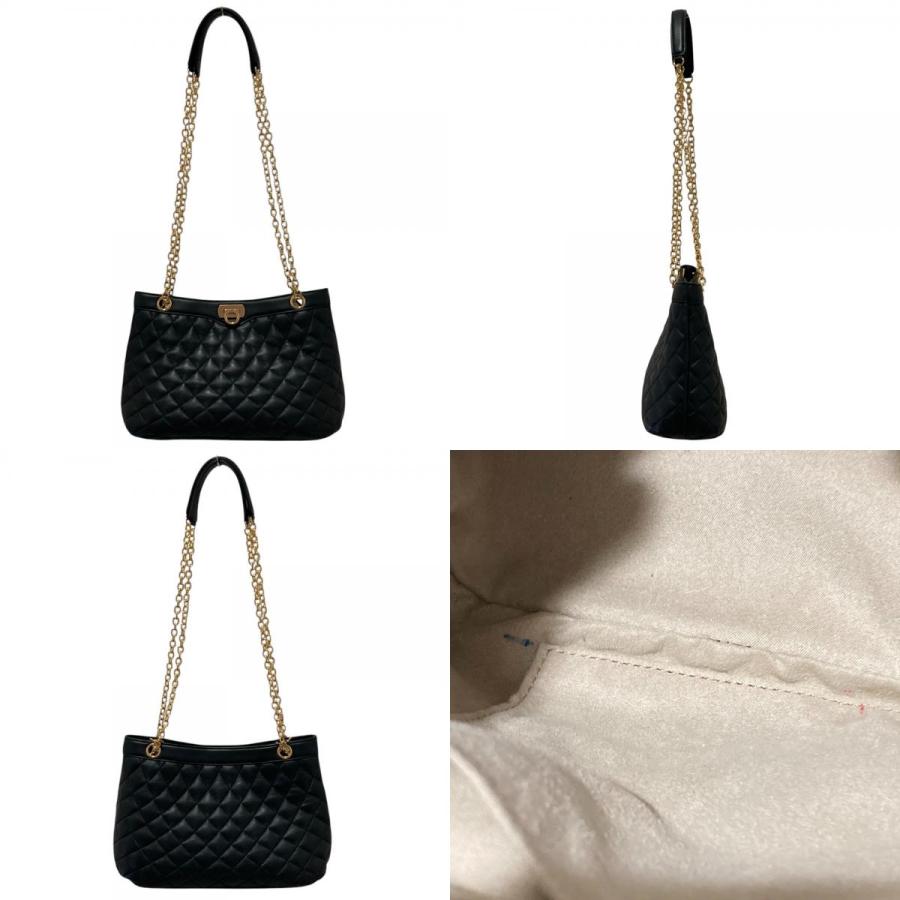 美品 HAMANO 傳濱野 ハマノ キルティング チェーンショルダーバッグ