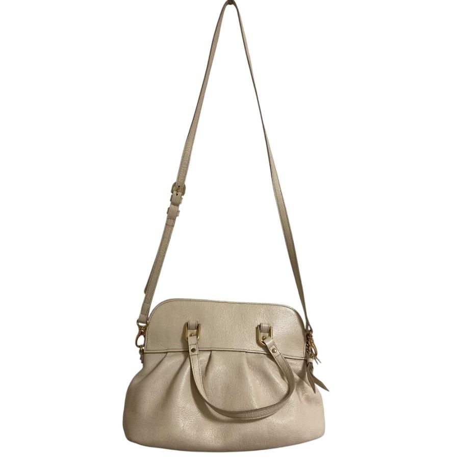 TOCCA（トッカ） 良品 フラワー 2WAY ショルダーバッグ ライトベージュ 