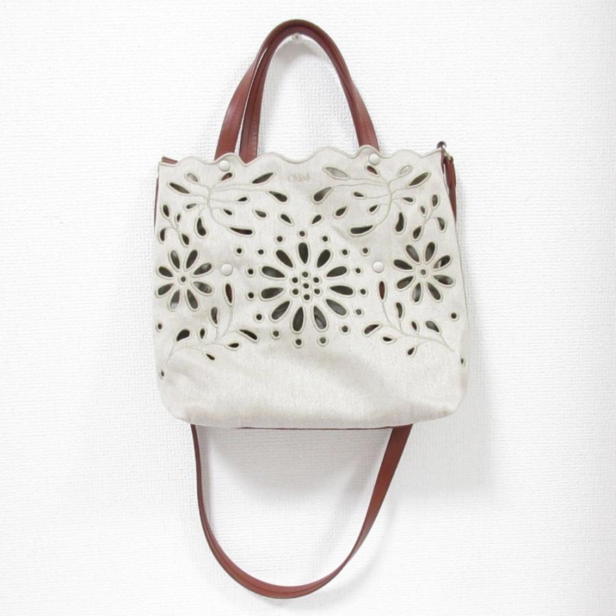 Chloe（クロエ） カミラ 2way トートバッグ ショルダーバッグ ベージュ 