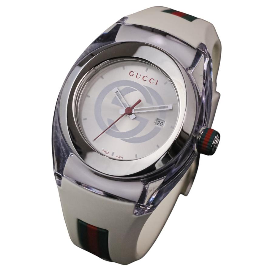 [稼働品 ]GUCCI デジタル腕時計中古品 GUCCI（グッチ） 美品 シンク インターロッキングG 腕時計 ウォッチ