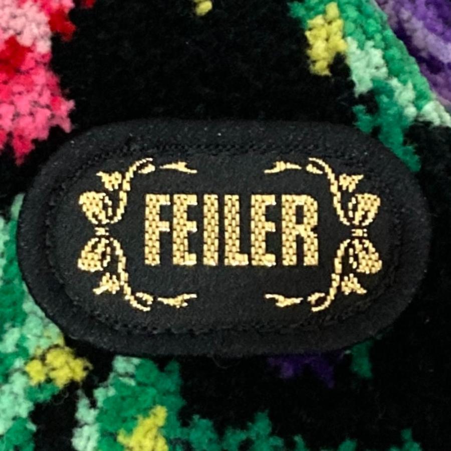 feiler（フェイラー） 未使用 シュニール織 ポピーズ ハンドバッグ 