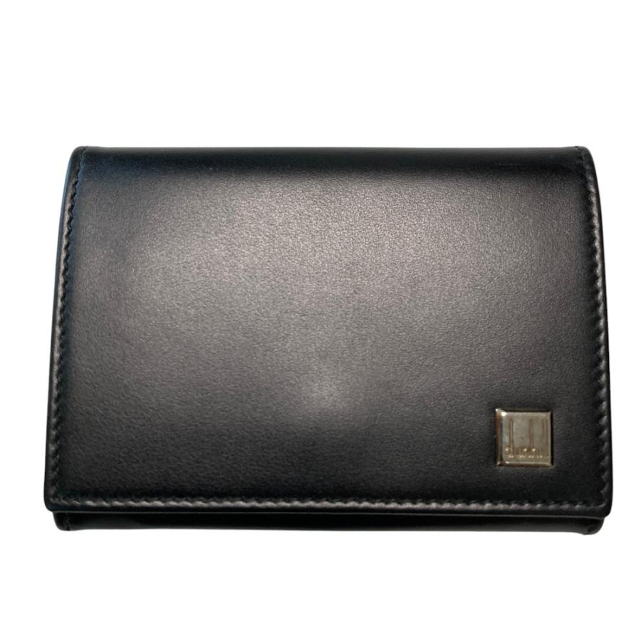 dunhill（ダンヒル） 美品 二つ折り レザーカードケース 名刺入れ