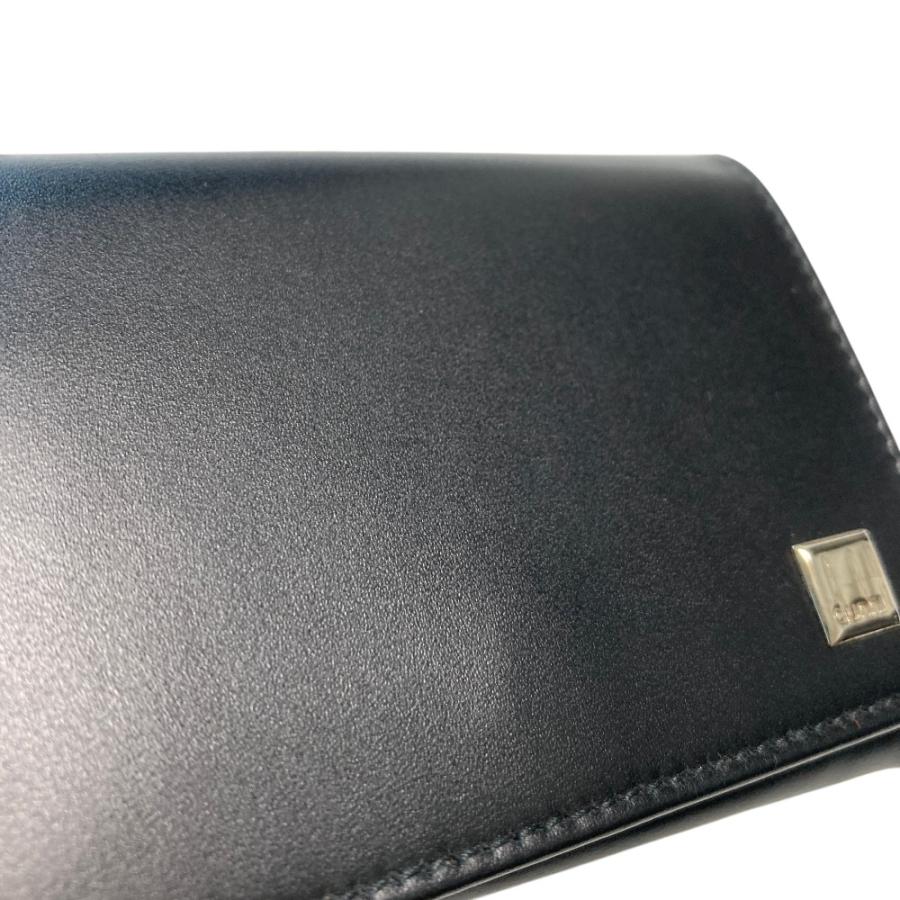 dunhill（ダンヒル） 美品 二つ折り レザーカードケース 名刺入れ