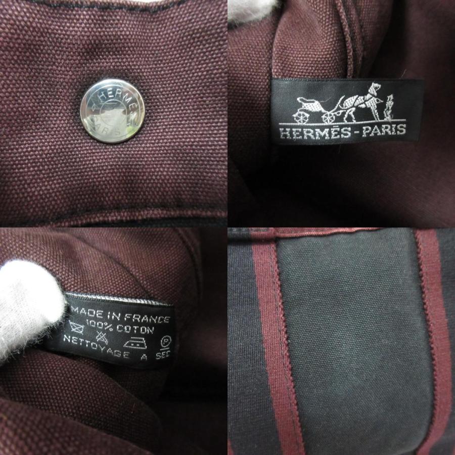 HERMES（エルメス） フールトゥ PM キャンバス トートバッグ ブラック 