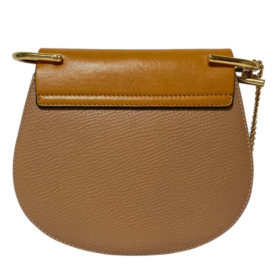 Chloe（クロエ） 美品 ドリュー チェーンショルダーバッグ ベージュ 