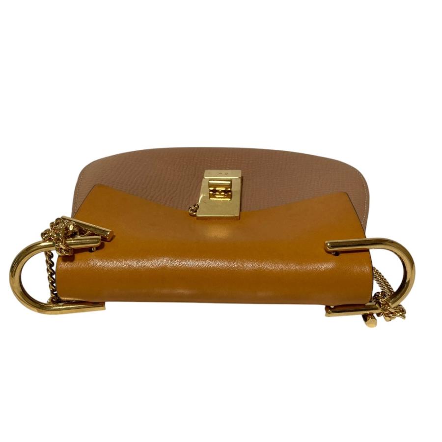 Chloe（クロエ） 美品 ドリュー チェーンショルダーバッグ ベージュ