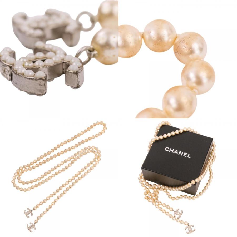 CHANEL（シャネル） 06V ココマーク パールネックレス ゴールドカラー 