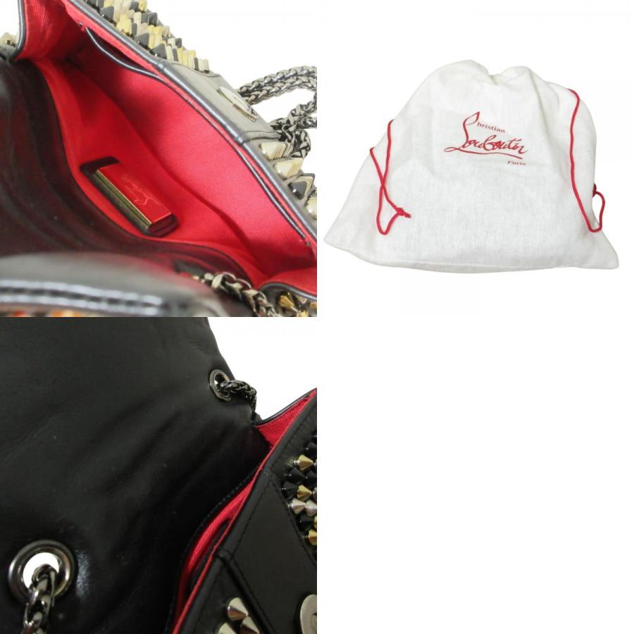 レディース Christian Louboutin スパイク チェーンショルダーバッグ