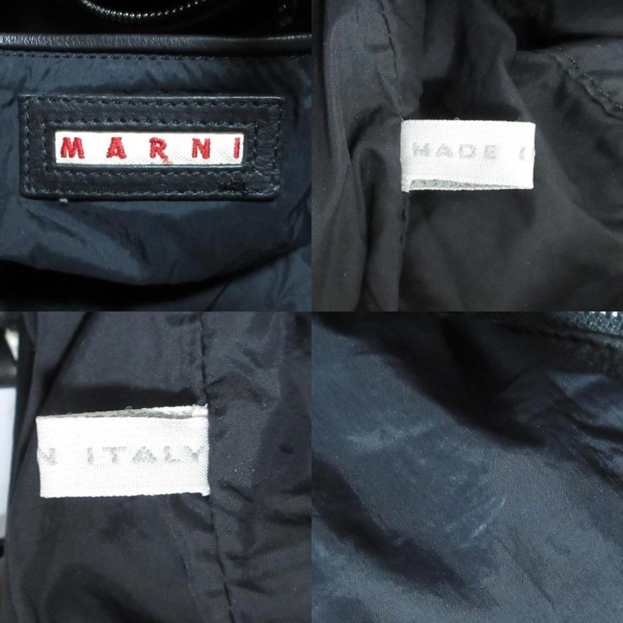 MARNI（マルニ） 美品 カットアウト ワンショルダーバッグ ブラック 