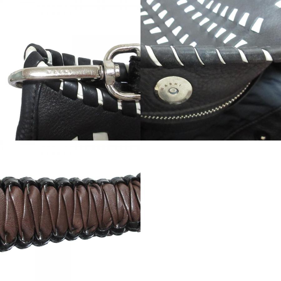 MARNI（マルニ） 美品 カットアウト ワンショルダーバッグ ブラック 
