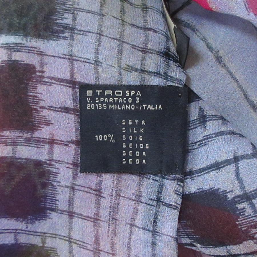 ETRO（エトロ） 美品 ペイズリー柄 シルク100％ 大判スカーフ ストール