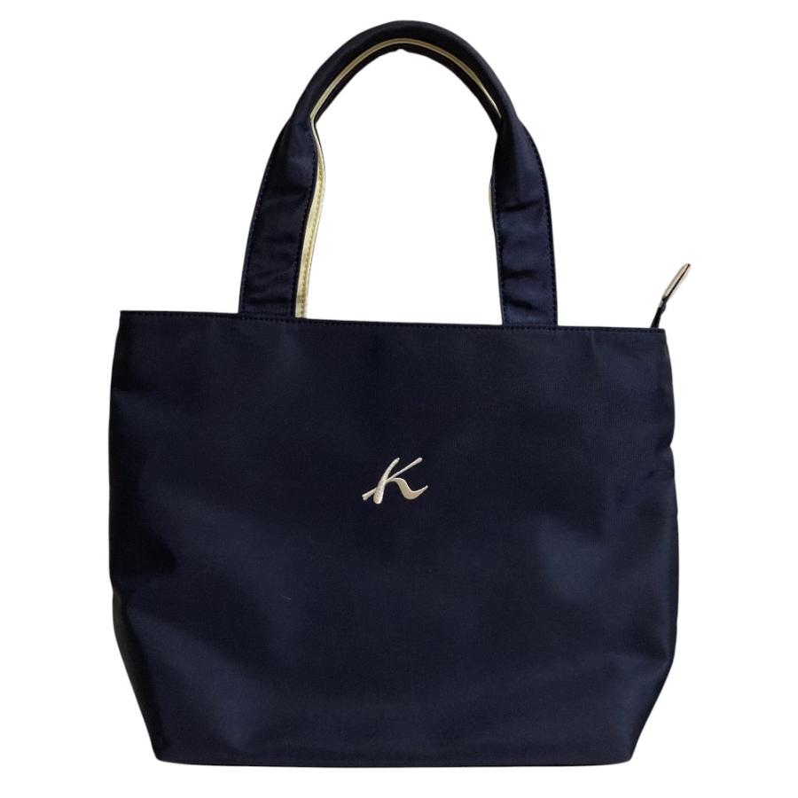 Kitamura（キタムラ） 新品同様 ロゴ ナイロン トートバッグ ネイビー 