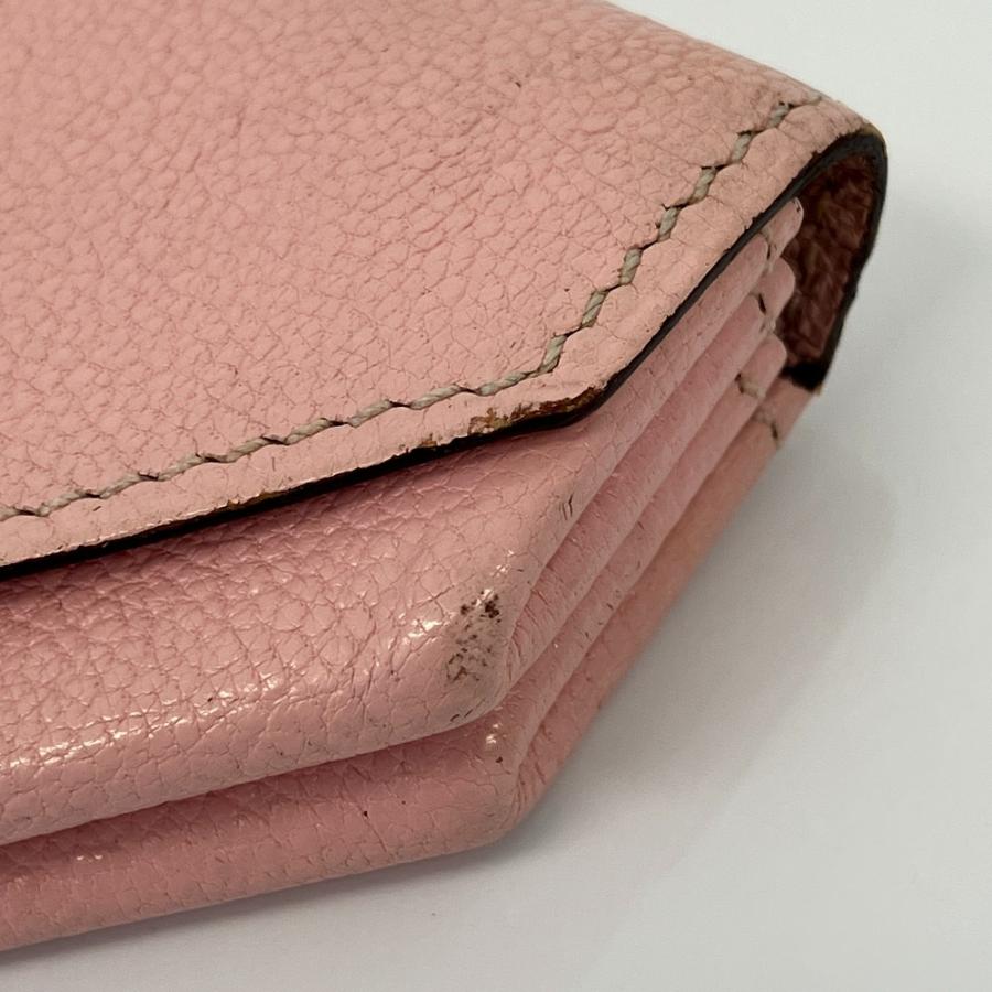 HERMES（エルメス） ルヴァンキャトル レザー コインケース ローズ