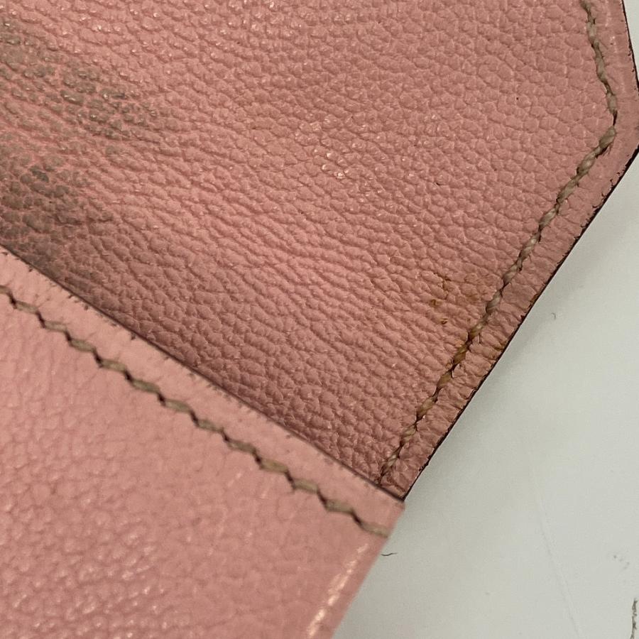 HERMES（エルメス） ルヴァンキャトル レザー コインケース ローズ