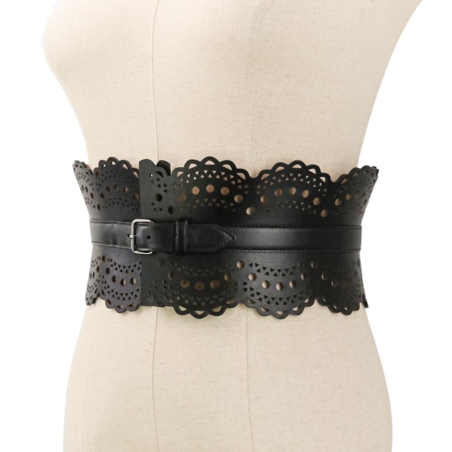 ALAIA（アライア） 美品 VIENNE ヴィエンヌ カットワークレザー