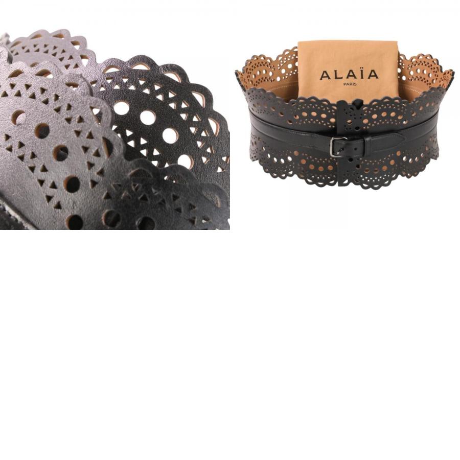 ALAIA（アライア） 美品 VIENNE ヴィエンヌ カットワークレザー