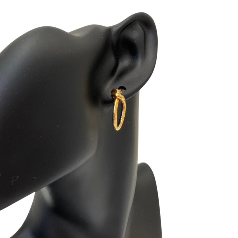 CELINE（セリーヌ） 美品 片耳 ノットピアス ゴールドカラー