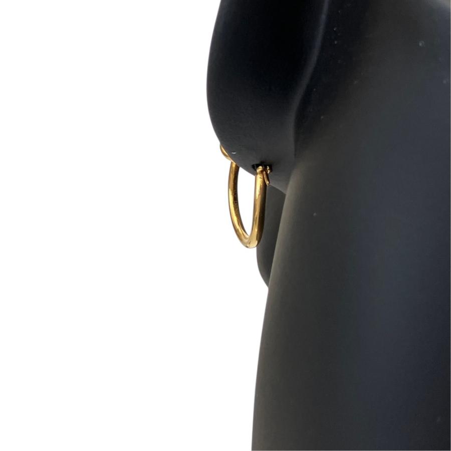 CELINE（セリーヌ） 美品 片耳 ノットピアス ゴールドカラー