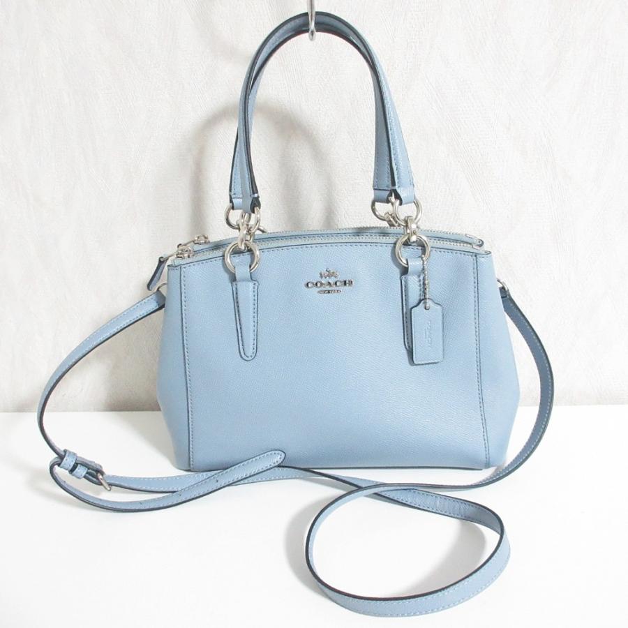 COACH（コーチ） 良品 ミニ クリスティー キャリーオール レザー 2WAY